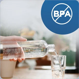BRITA sodaONE bruiswatermachine wit inclusief PET-fles en CO2-cilinder