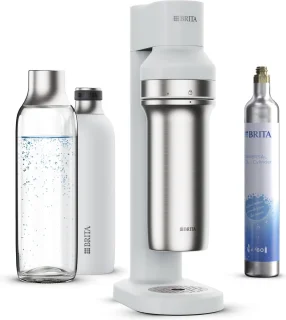 BRITA sodaTRIO bruiswatermachine wit inclusief flessen en CO2-cilinder