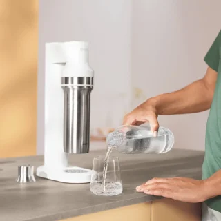 BRITA sodaTRIO bruiswatermachine wit inclusief flessen en CO2-cilinder
