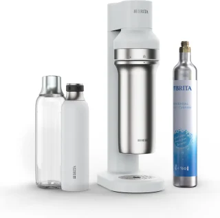 BRITA sodaTRIO bruiswatermachine wit inclusief flessen en CO2-cilinder