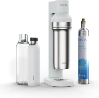 BRITA sodaTRIO bruiswatermachine wit inclusief flessen en CO2-cilinder