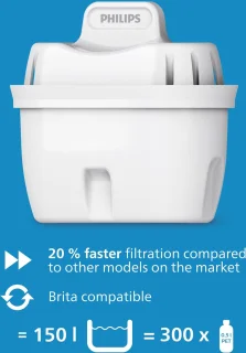 Elektronische waterdispenser zilver/zwart