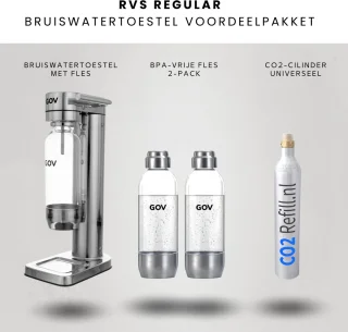 GOV RVS Regular Bruiswatertoestel Voordeelpakket