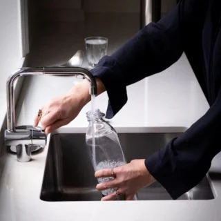 Herbruikbare BPA-vrije flessen voor bruiswatertoestel set