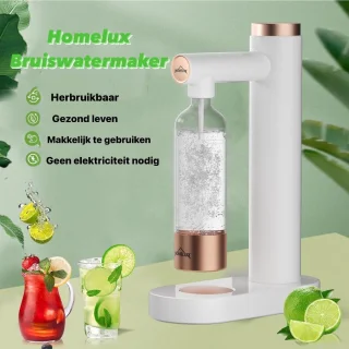 Homelux sodamaker wit goud