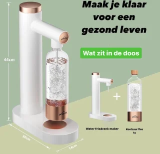 Homelux sodamaker wit goud