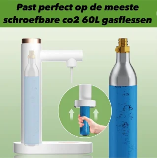 Homelux sodamaker wit goud