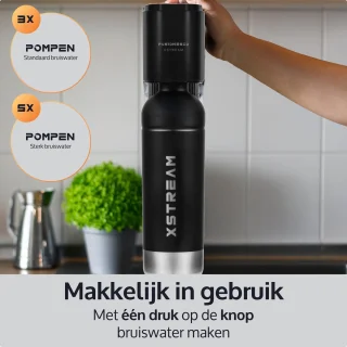 JAP Appliances Xstream Bruiswatertoestel 1L Zwart