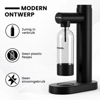 Kicinn Bruiswatermaker incl. PET fles Zwart