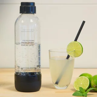 Levivo Soda Maker Zwart inclusief 2 BPA-vrije PET-flessen