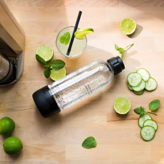 Levivo Soda Maker Zwart inclusief 2 BPA-vrije PET-flessen