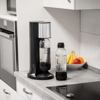 Levivo Soda Maker Zwart inclusief 2 BPA-vrije PET-flessen