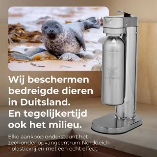 Luckymoose Infinity-S Bruiswatertoestel Zilver