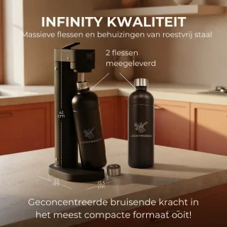 Luckymoose Infinity-S Bruiswatertoestel Zwart