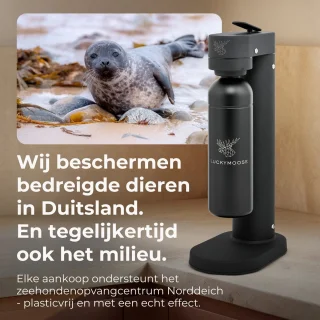 Luckymoose Infinity-S Bruiswatertoestel Zwart