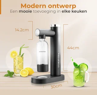 LunaVida SodaMaker Zwart