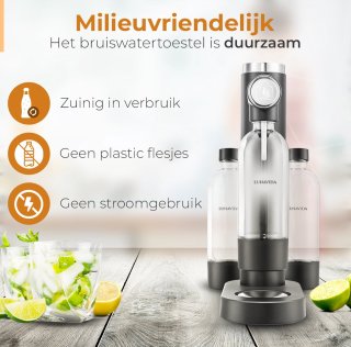 LunaVida SodaMaker Zwart
