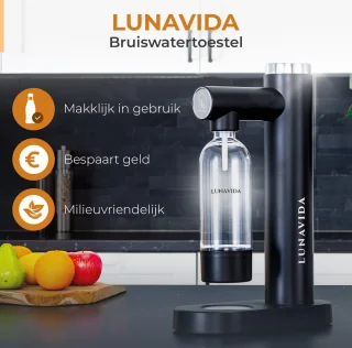 LunaVida SodaMaker Zwart