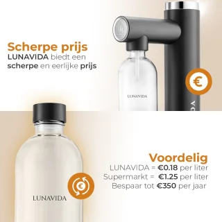 LunaVida SodaMaker Zwart