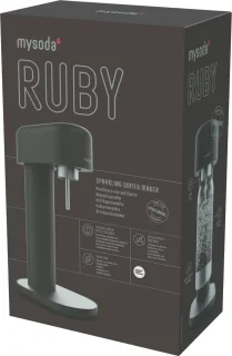 Mysoda Ruby 2 Black Silver bruiswatertoestel