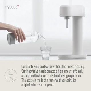 Mysoda Ruby 2 White Silver bruiswatertoestel