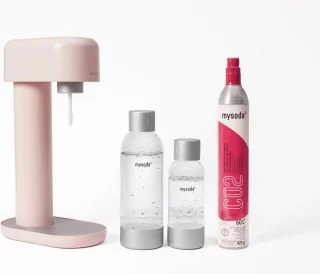 Mysoda Ruby Light Pink Aluminium bruiswatertoestel