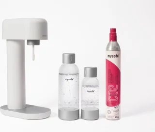 Mysoda Ruby White bruiswatertoestel aluminium