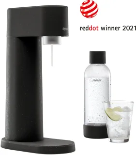 Mysoda Woody Black bruiswatertoestel inclusief CO2 cilinder en fles