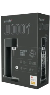 Mysoda Woody Black bruiswatertoestel inclusief CO2 cilinder en fles