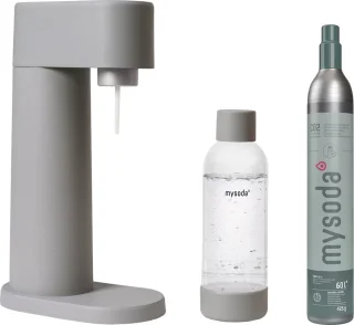 Mysoda Woody Gray bruiswatertoestel inclusief CO2 cilinder en waterfles