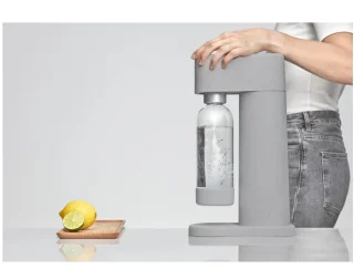 Mysoda Woody Gray bruiswatertoestel inclusief CO2 cilinder en waterfles