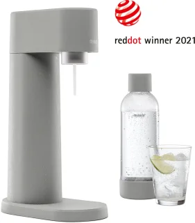 Mysoda Woody Gray bruiswatertoestel inclusief CO2 cilinder en waterfles
