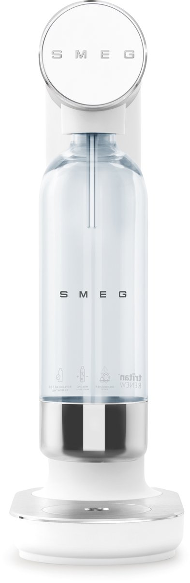 De SMEG SKC01WHM Soda Maker Collezione Mat Wit in één oogopslag