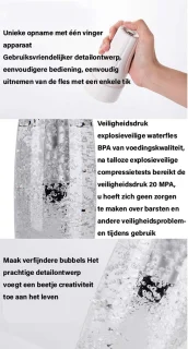 Soda Maker 1000ML Wit Draagbaar
