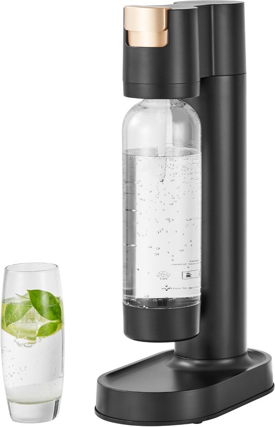 Soda Maker Starterkit met 1L PET-fles BPA-vrij Zonder CO2 Cilinder review