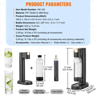 Sodamaker Bruiswatermachine
