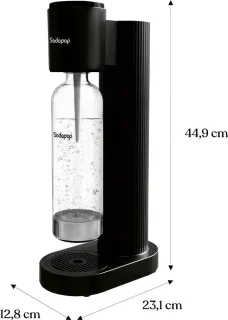 De Sodapop Sodamaker Zwart in één oogopslag