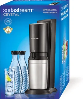 SodaStream Crystal Megapack Zwart