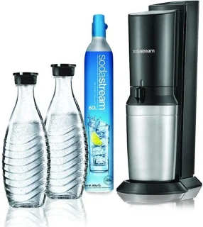 SodaStream Crystal Megapack Zwart