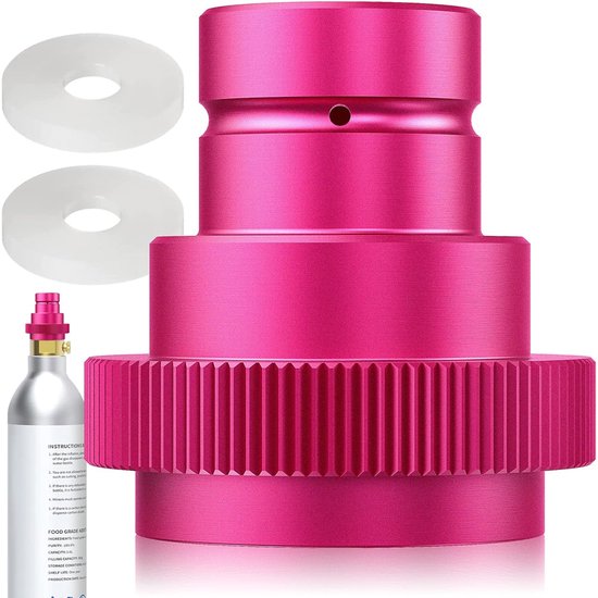 Sodastream F-QC1.0-P CO2-sneladapter 425g roze review