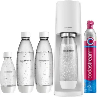 SodaStream MegaPack wit met 3 flessen en CO2 cilinder