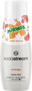 De SodaStream Mirinda Zero sinaasappelsiroop concentraat 440 ml in één oogopslag