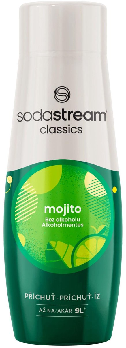 De Sodastream Mojito alcoholvrije siroop 440 ml in één oogopslag