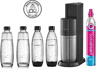 Sodastream Terra Black met CO2-fles en hervulbare plastic fles