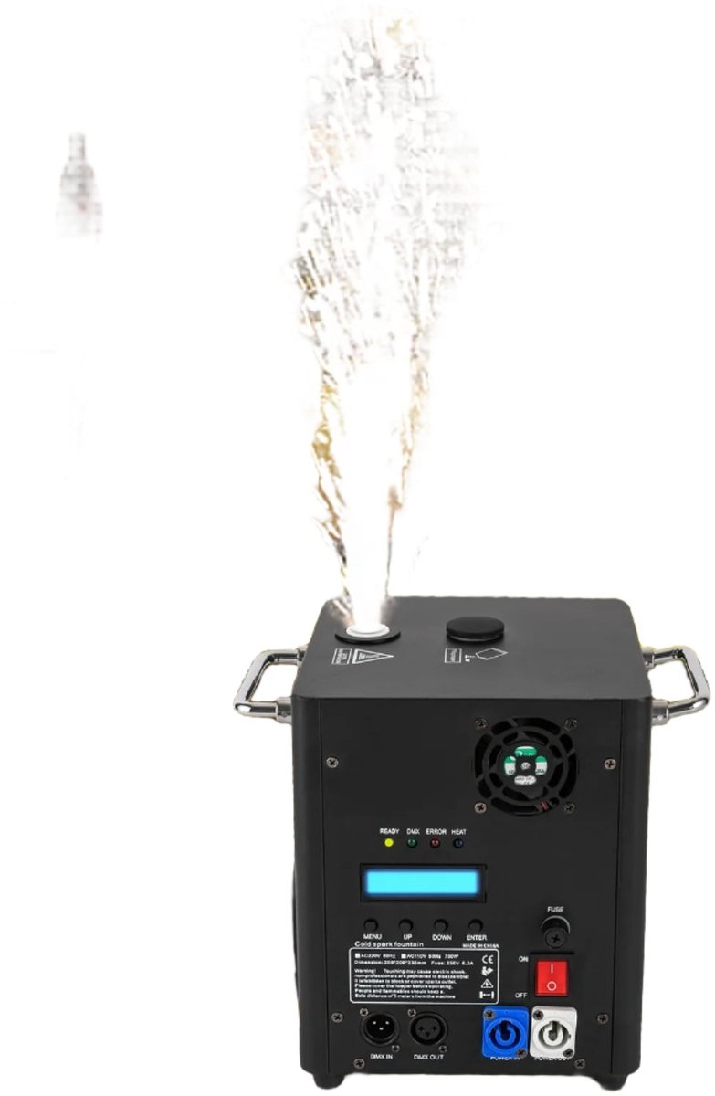De Sparkmachine Vonkenmachine in één oogopslag