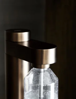 Stelton Bruiswater Soda Carbonator Donkerbruin Metallic