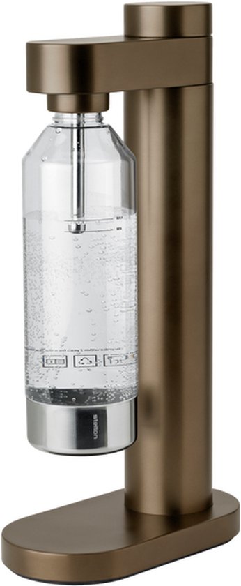 Stelton Bruiswater Soda Carbonator Donkerbruin Metallic review