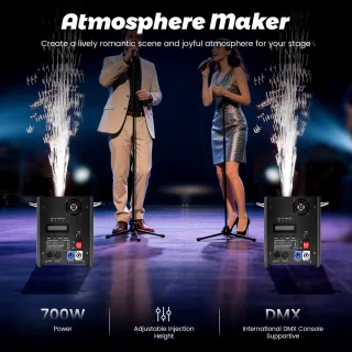 Vonkenmachine Feestmachine DMX 700W Compact