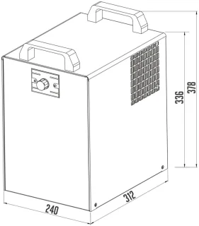 Wassersprudler Soda Pygmy 25 Green Line - Bruiswatermaker