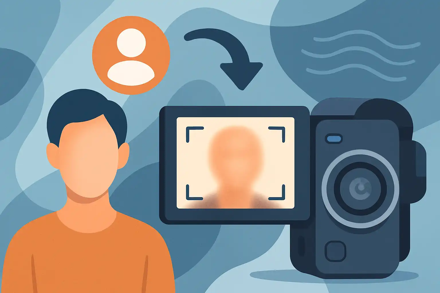 Automatische gezichtsblurring in camcorders: film zonder privacyzorgen met één druk op de knop